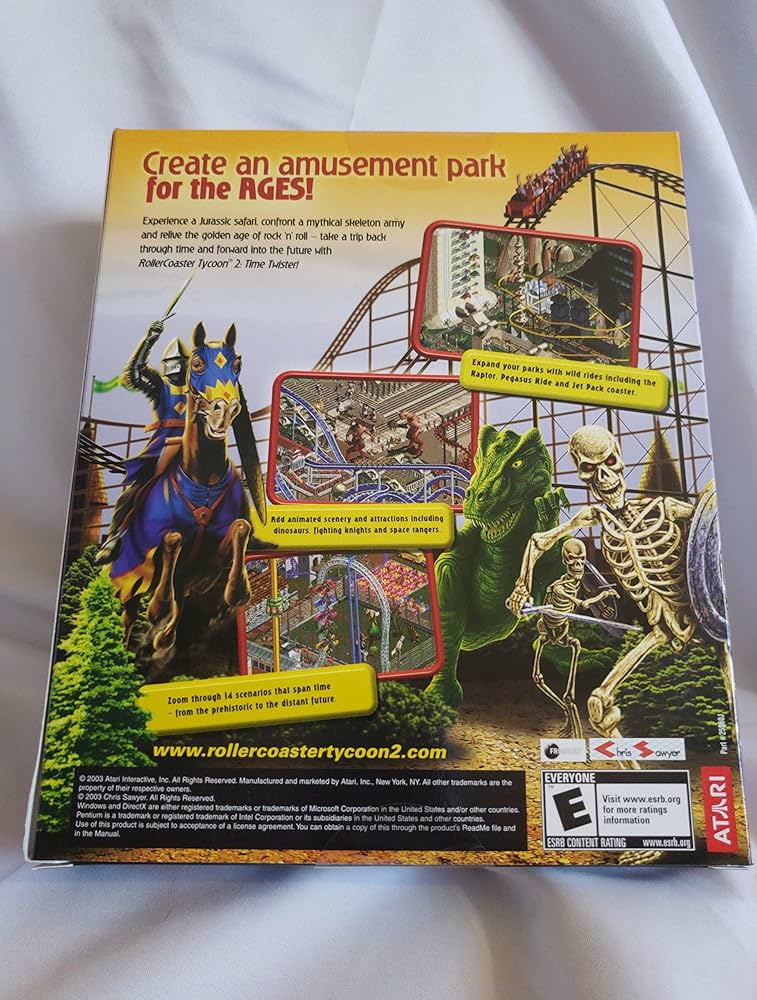 Amazon.com: RollerCoaster Tycoon 2: Time Twister Expansion Pack